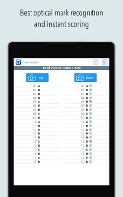 Exam Reader-Optical Test Grade android App screenshot 4